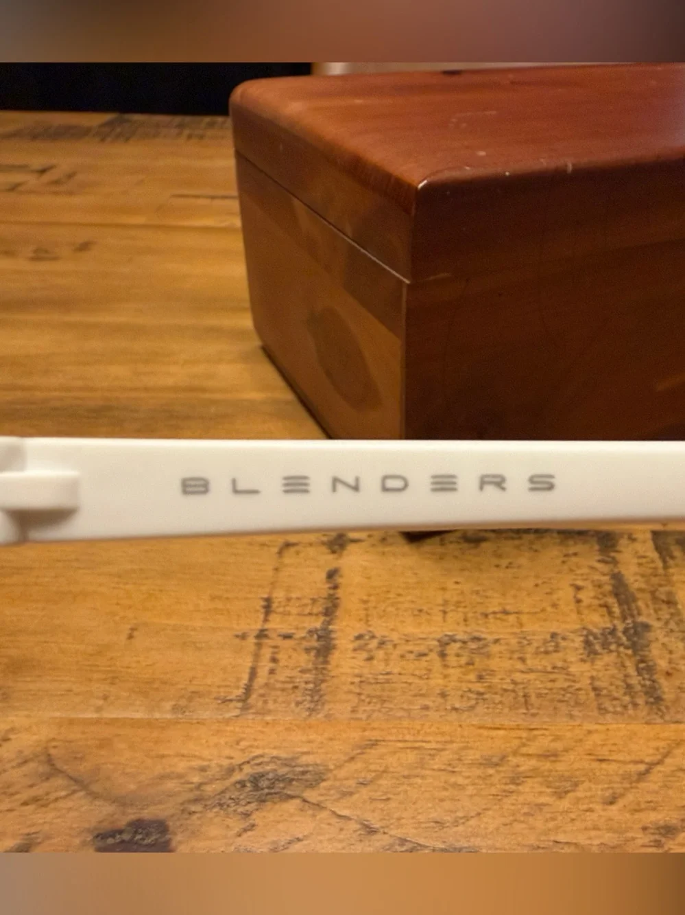 Blenders Pride III White Frame Mirrored Shield Sunglasses